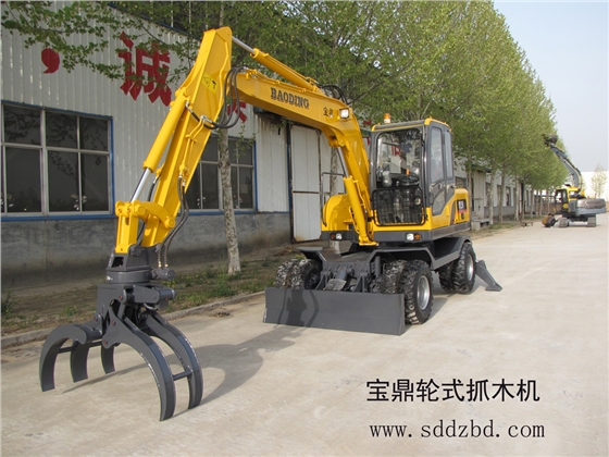 轮式抓木机 轮式抓木机