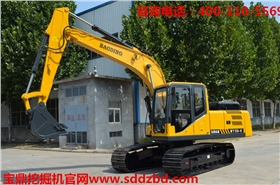 山东宝鼎14T履带式液压挖掘机图片 山东宝鼎14T履带式液压挖掘机图片