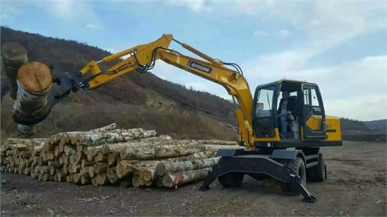 轮式抓木机 轮式抓木机