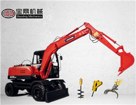 宝鼎轮式挖掘机 宝鼎轮式挖掘机