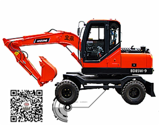 宝鼎85轮式挖掘机 宝鼎85轮式挖掘机