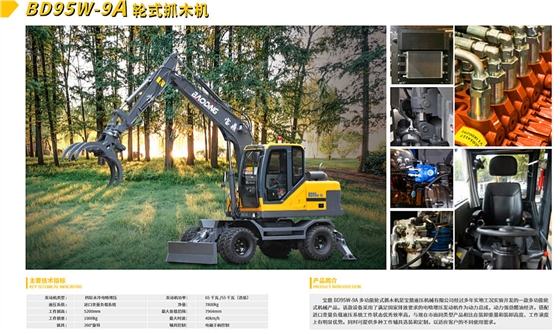 宝鼎挖掘机厂家主打产品推荐介绍_BD95-9A轮式抓木机 宝鼎挖掘机厂家主打产品推荐介绍_BD95-9A轮式抓木机