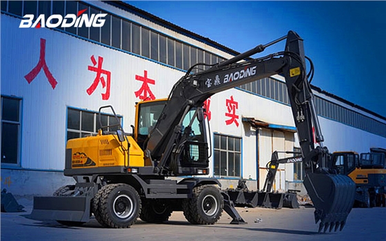 宝鼎105轮式挖掘机 宝鼎105轮式挖掘机