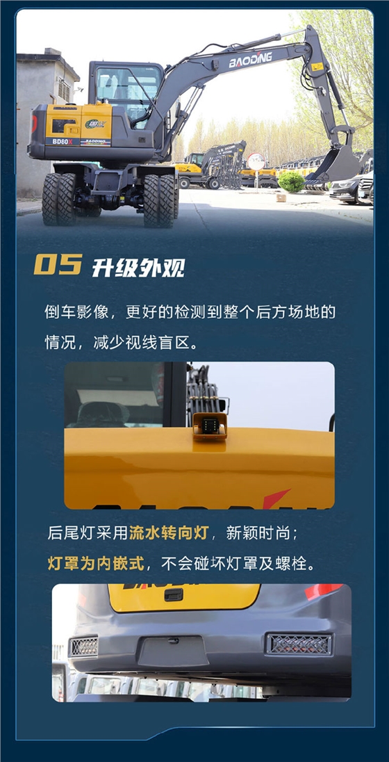 宝鼎BD80X轮式挖掘机