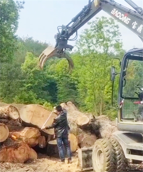 宝鼎120WD抓木机 宝鼎120WD抓木机