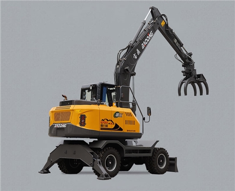 宝鼎BD110E轮式抓木机 宝鼎BD110E轮式抓木机