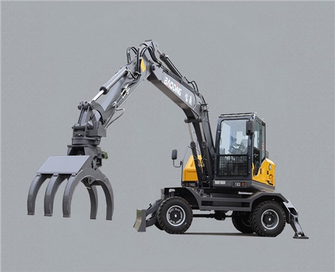 宝鼎BD110E轮式抓木机 宝鼎BD110E轮式抓木机