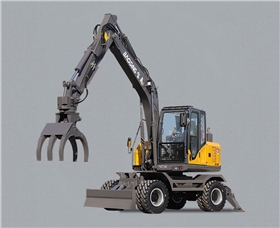 宝鼎BD120WD轮式抓木机