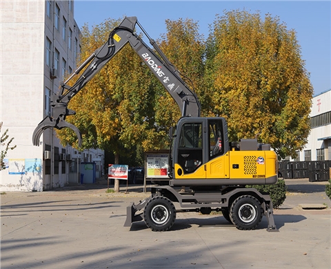 宝鼎BD120WD轮式抓木机