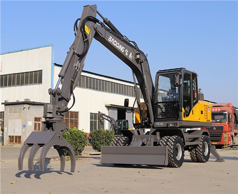 宝鼎BD120WD轮式抓木机