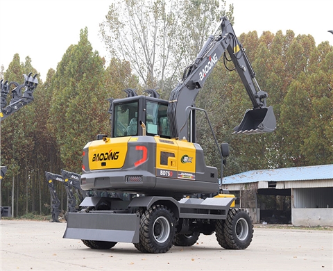 宝鼎BD75D轮式挖掘机 宝鼎BD75D轮式挖掘机