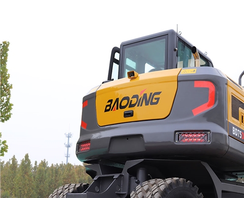 宝鼎BD75D轮式挖掘机 宝鼎BD75D轮式挖掘机