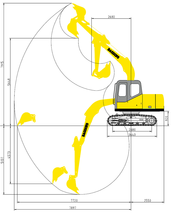 履带150-6挖掘机