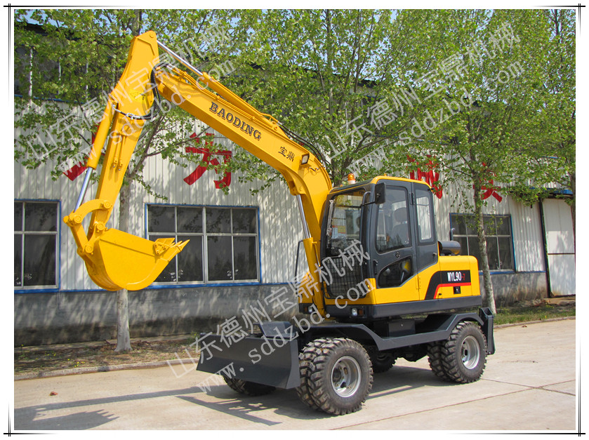 山东宝鼎主打轮式90挖掘机 山东宝鼎主打轮式90挖掘机