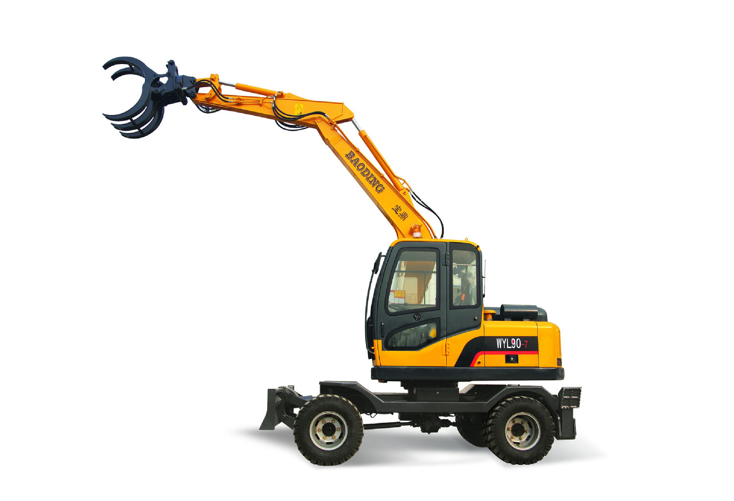 山东宝鼎轮式90抓木机 山东宝鼎轮式90抓木机