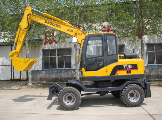 宝鼎WYL90轮式挖掘机 宝鼎WYL90轮式挖掘机