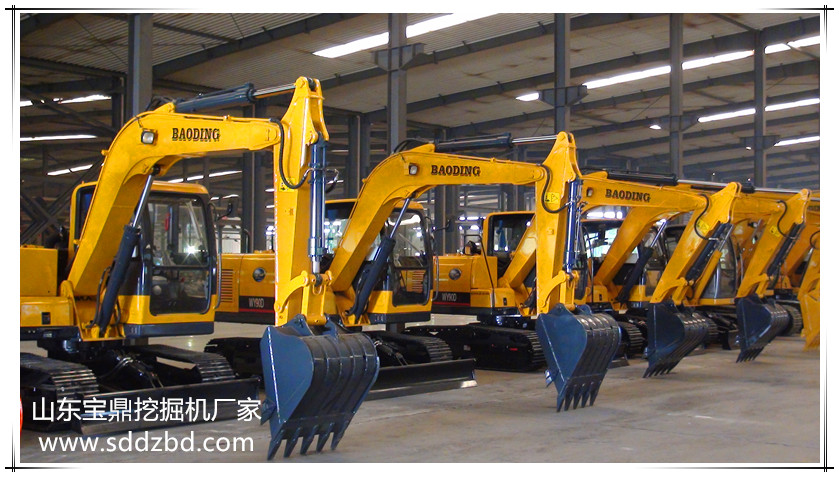 山东宝鼎挖掘机厂家小型挖掘机产品