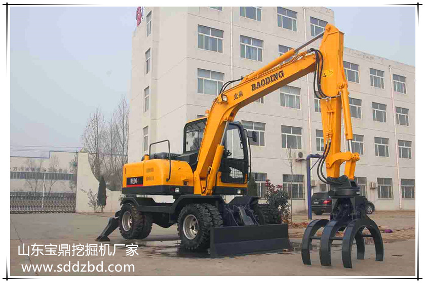 山东宝鼎轮式挖掘机抓木机产品 山东宝鼎轮式挖掘机抓木机产品