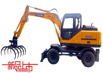 宝鼎轮式95抓草机抓料机 宝鼎轮式95抓草机抓料机