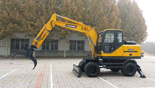 轮式抓木机 轮式抓木机