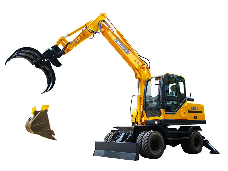 宝鼎胶轮挖掘机 宝鼎胶轮挖掘机