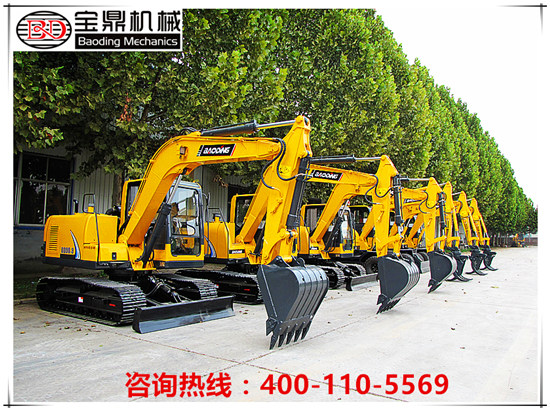 山东宝鼎挖掘机抓木机厂家产品