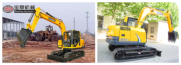 宝鼎80挖掘机抓木机采用短尾设计区域限制小 宝鼎80挖掘机抓木机采用短尾设计区域限制小