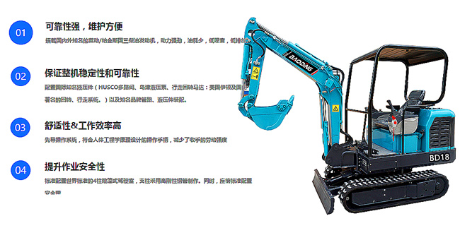 宝鼎18微型挖掘机优势介绍 宝鼎18微型挖掘机优势介绍