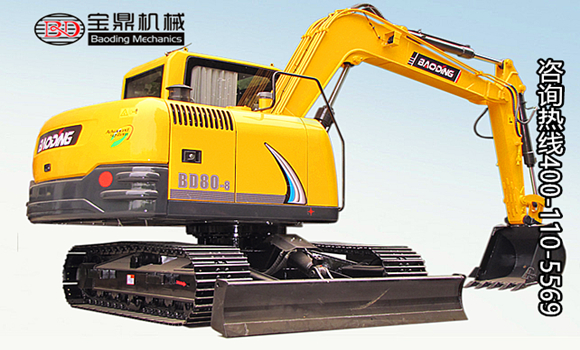 低油耗高收益宝鼎BD80-8小型挖掘机逐渐备受青睐 低油耗高收益宝鼎BD80-8小型挖掘机逐渐备受青睐
