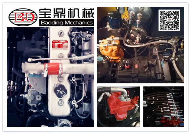 宝鼎抓木机厂家直喷型号95抓木机配置图片