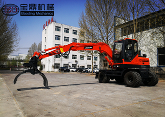 宝鼎轮式抓包机抓袋机专业机械 宝鼎轮式抓包机抓袋机专业机械