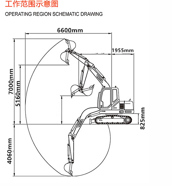 宝鼎90挖掘机工作参数 宝鼎90挖掘机工作参数