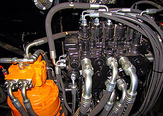 采用了进口派克韩日多路阀设计