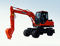 宝鼎轮式挖掘机图A 宝鼎轮式挖掘机图A