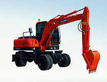 宝鼎轮式挖掘机图B 宝鼎轮式挖掘机图B