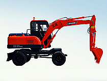 宝鼎轮式挖掘机图C 宝鼎轮式挖掘机图C