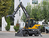 宝鼎挖掘机厂家95轮式抓木机型号细节图