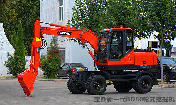 宝鼎新一代轮式挖掘机80型号 宝鼎新一代轮式挖掘机80型号