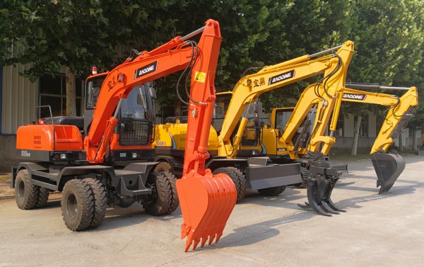 宝鼎轮式挖掘机抓木机 宝鼎轮式挖掘机抓木机