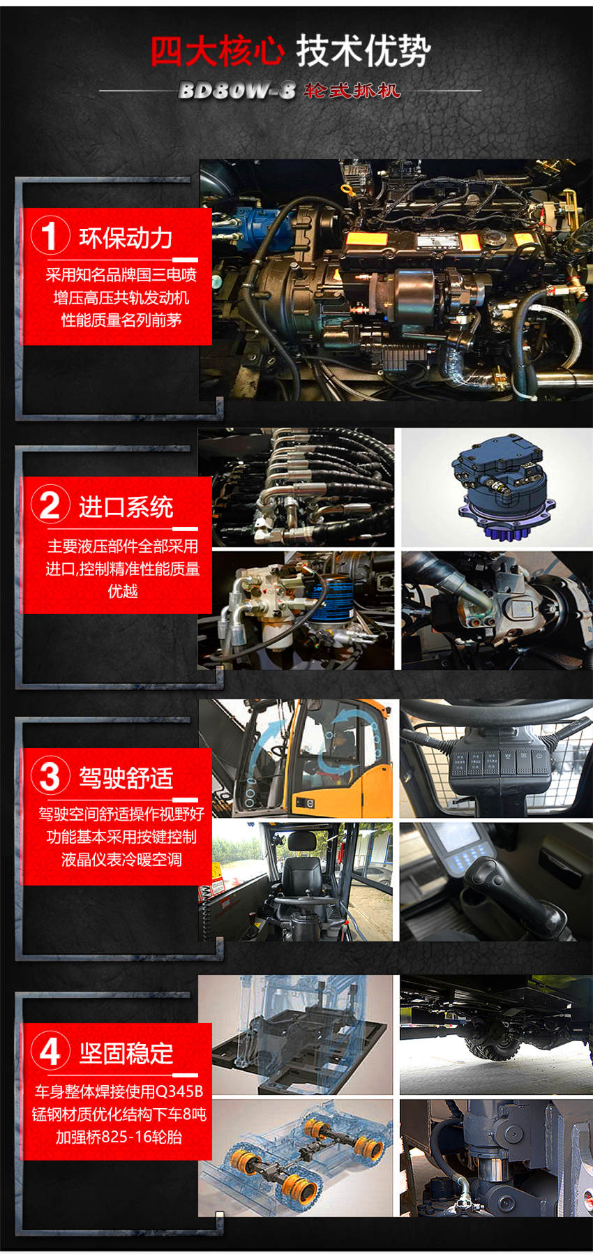 宝鼎抓木机产品特点 宝鼎抓木机产品特点