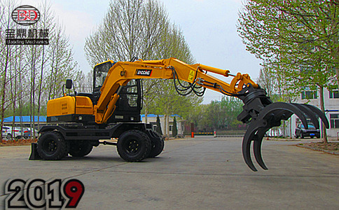 宝鼎BD80W轮式抓木机 宝鼎BD80W轮式抓木机