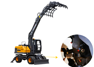 抓草机工作稳定系统