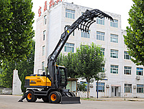 宝鼎抓机厂家95轮式抓草机型号细节图