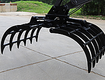 宝鼎挖掘机厂家95轮式抓草机细节图