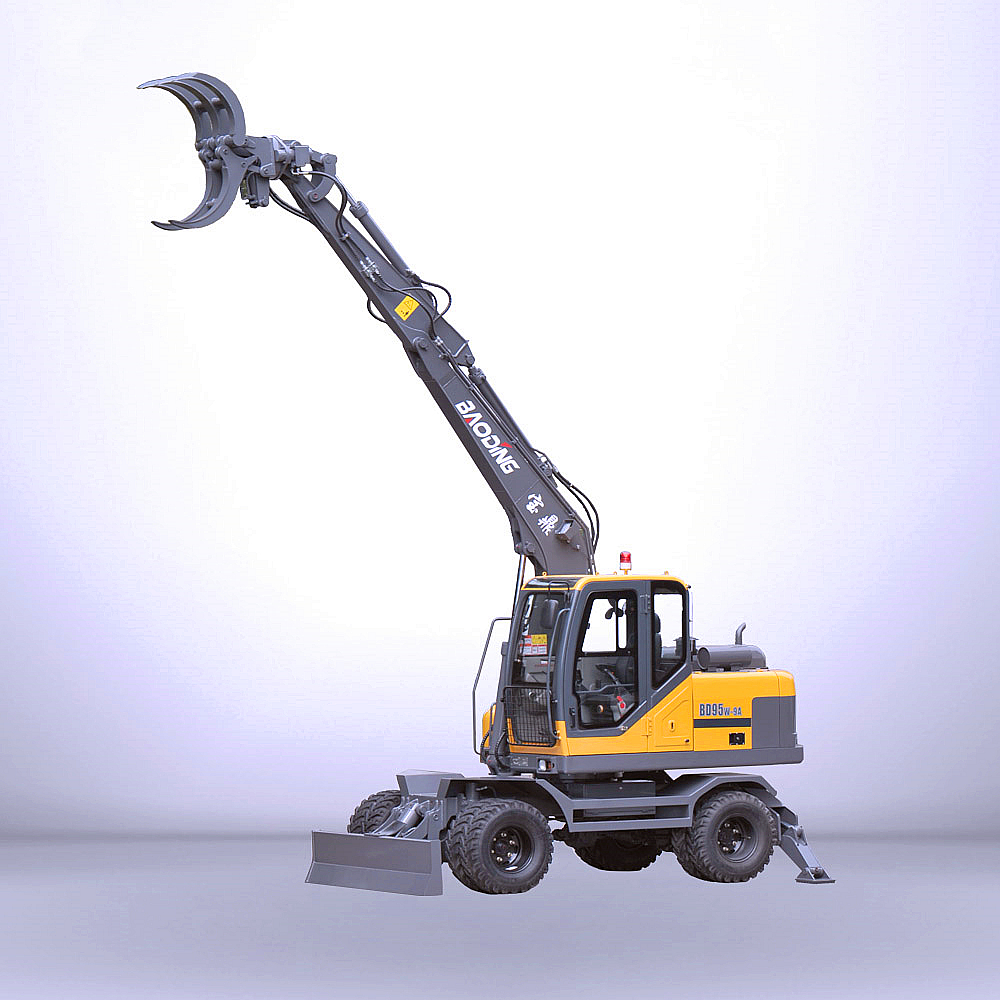 轮式挖掘机抓木机 轮式挖掘机抓木机