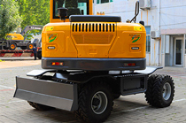 小型轮式挖掘机 小型轮式挖掘机