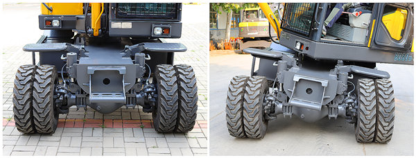 小型轮式挖掘机平衡系统 小型轮式挖掘机平衡系统