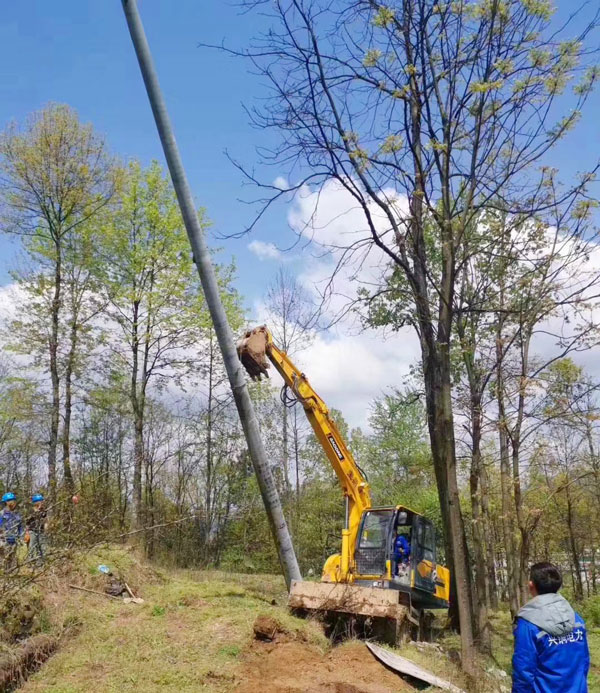 宝鼎轮式挖掘机竖电线杆.jpg
