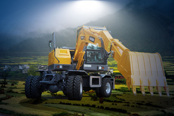 宝鼎80轮式挖掘机.jpg 宝鼎80轮式挖掘机.jpg