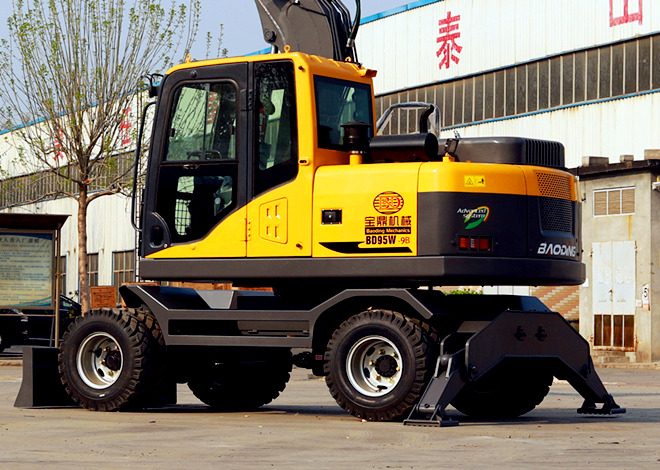 宝鼎BD95W-9B抓木机工作稳定